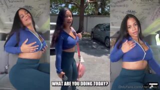 thefanbus onlyfans leak – Sluts babe masturbating with A dildo on bus